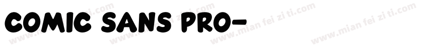 comic sans pro字体转换